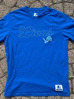Detroit Lions NFL Football Embroidered Starter Sz XL